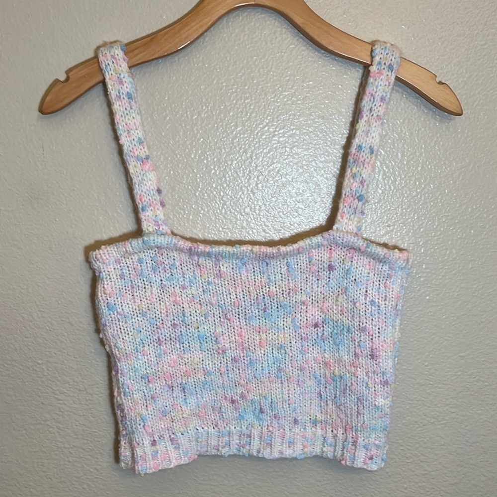 Cider Knit Confetti Tank Top